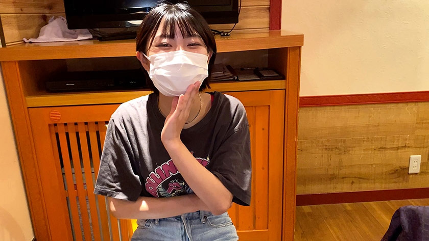 【円光】パパ活する激レア短髪美少女