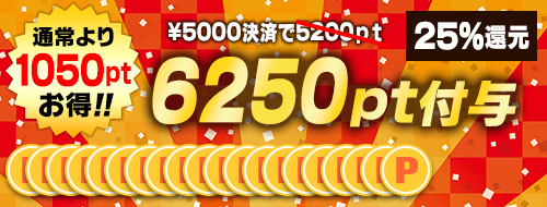 5000円決済