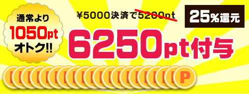 5000円決済
