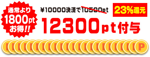 10000円決済